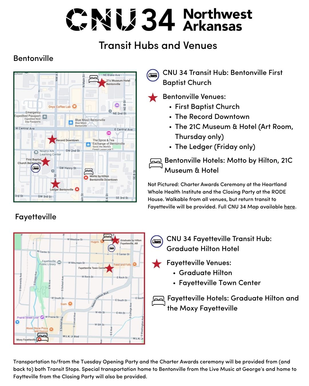 CNU 34 Transit Map 
