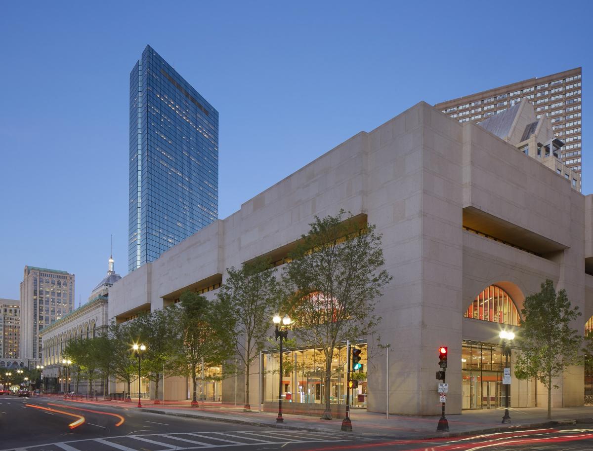 Boston Public Library Renovation Exterior