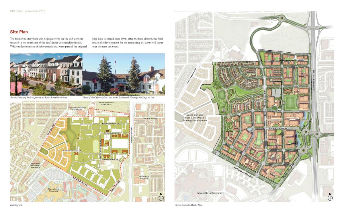 Currie Calgary site plan