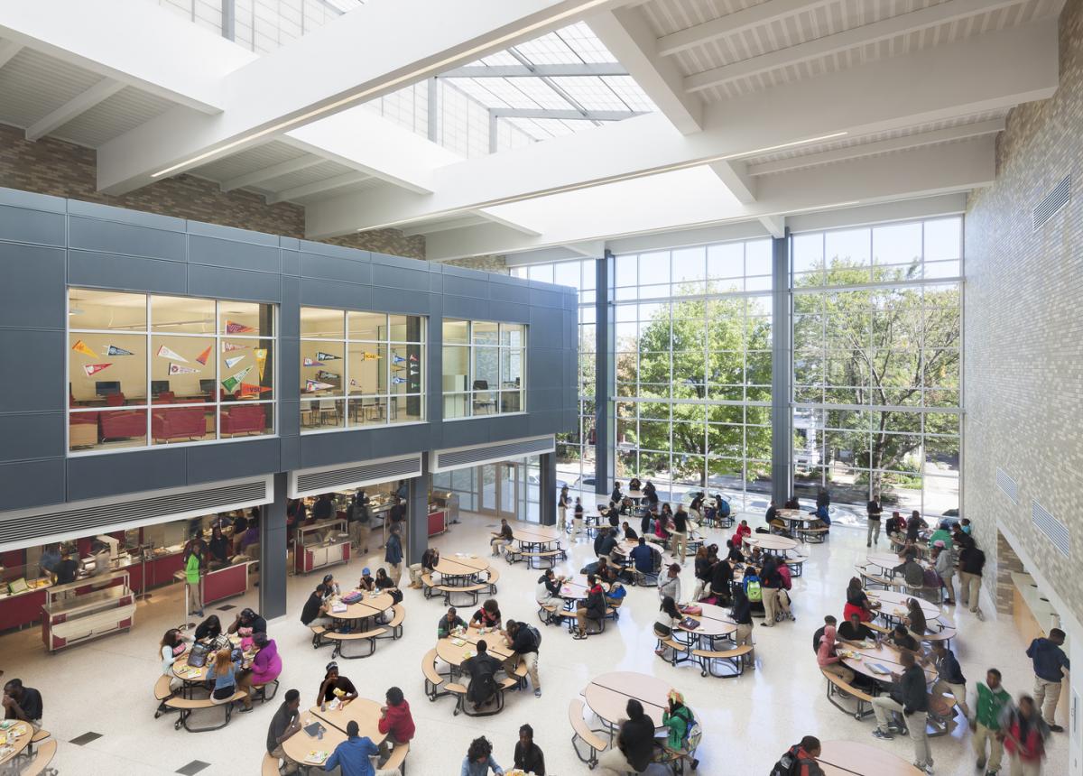 Dunbar High School DC lunch room