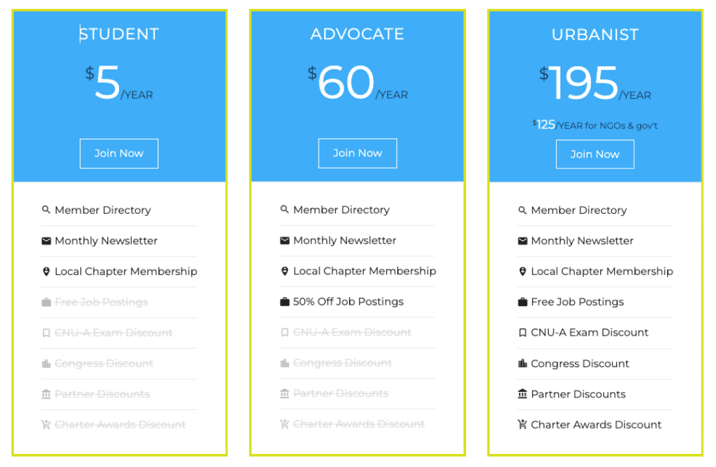 General Membership Benefits