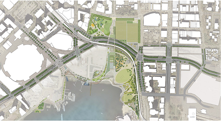 Georgia Dunsmuir Viaducts Vancouver plan