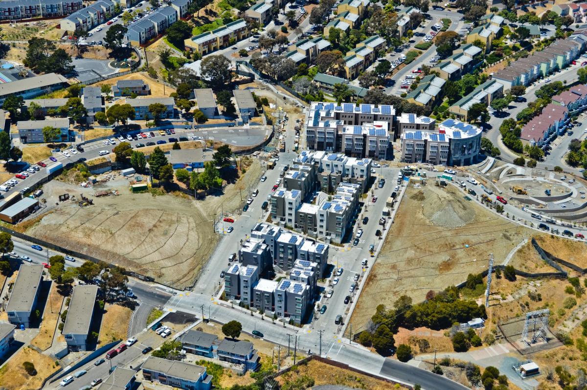 Hunters View San Francisco aerial