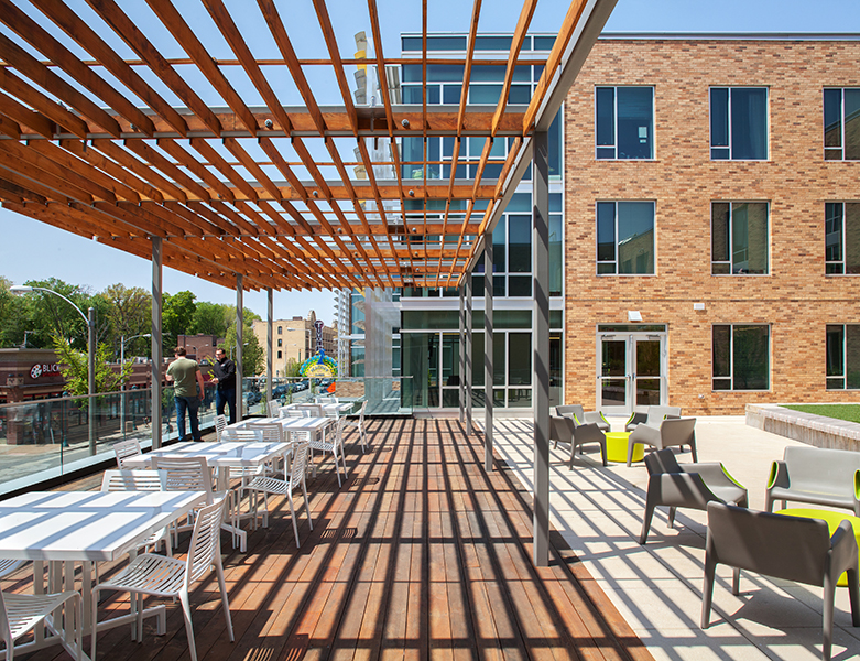 Lofts of Washington University St. Louis deck