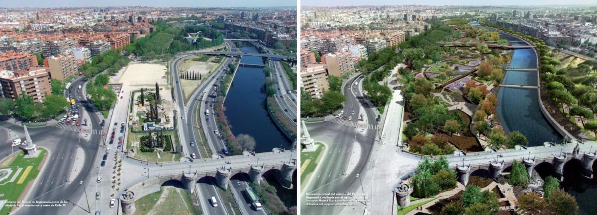 Madrid Manzanares River Banks