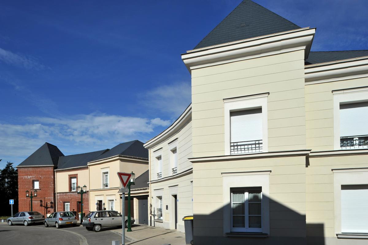 Mining Basin Pas de Calais curved buildings