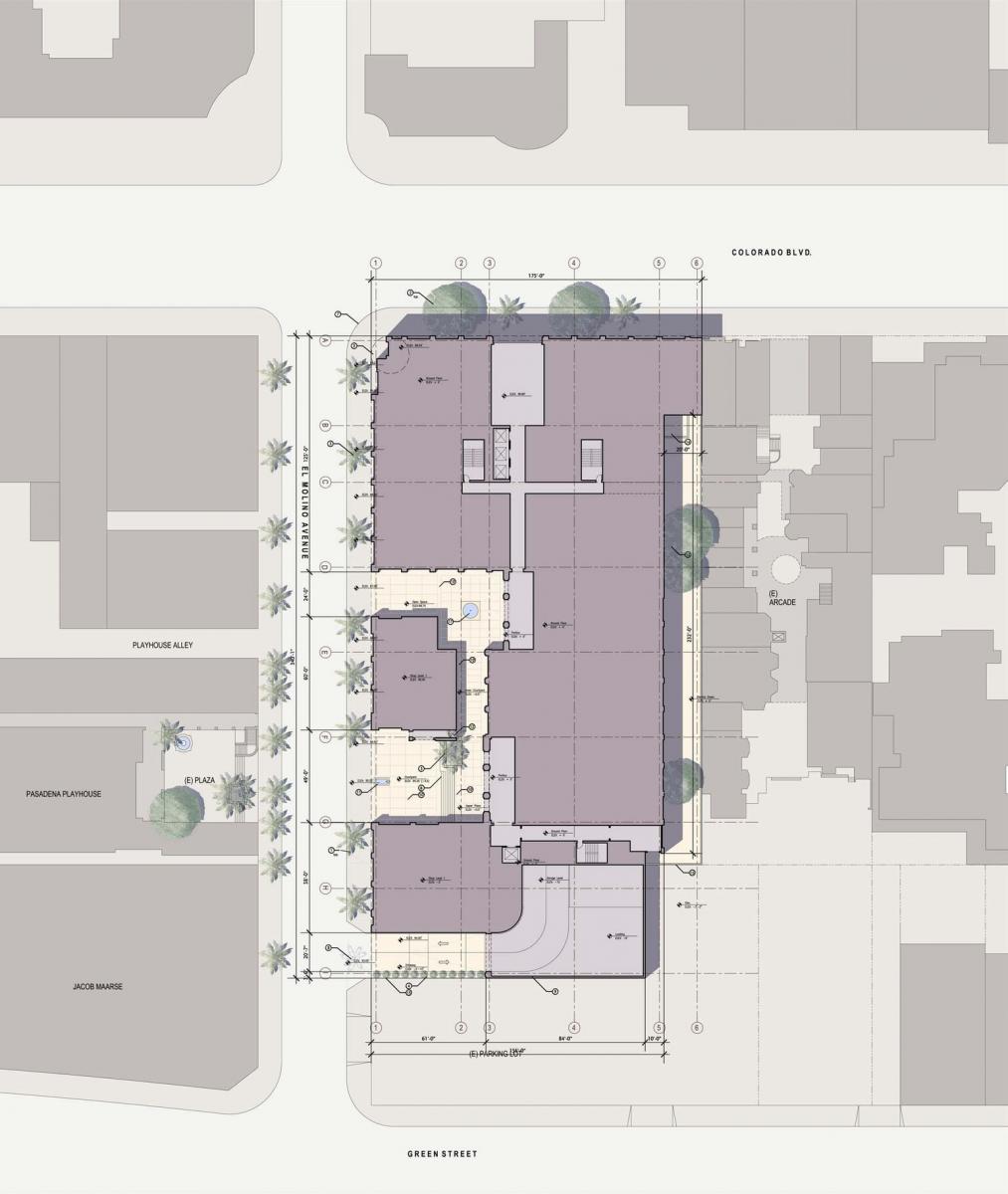 Playhouse Plaza Pasadena Plans