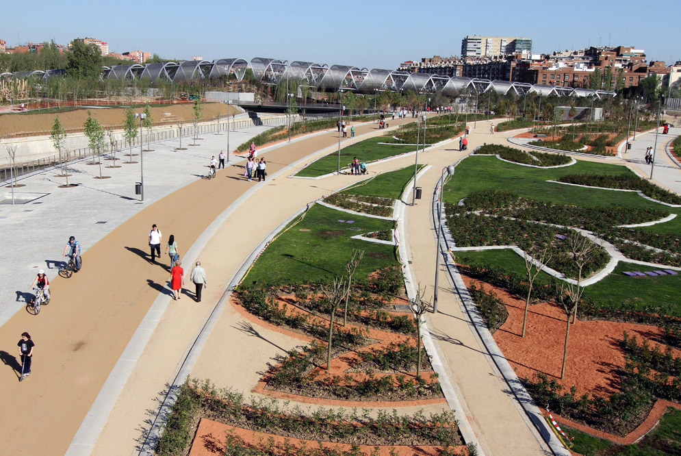 Madrid Manzanares River Banks