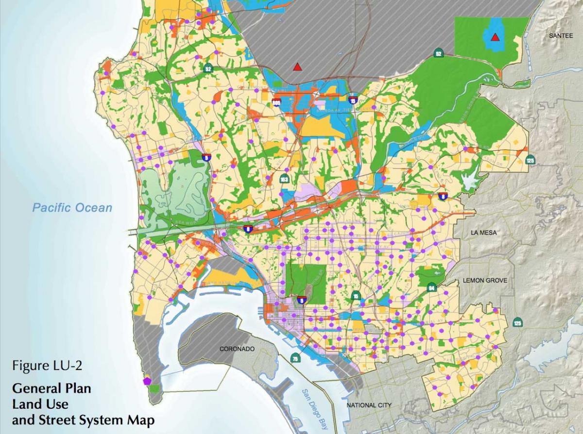 San Diego Climate Action Zones - after map