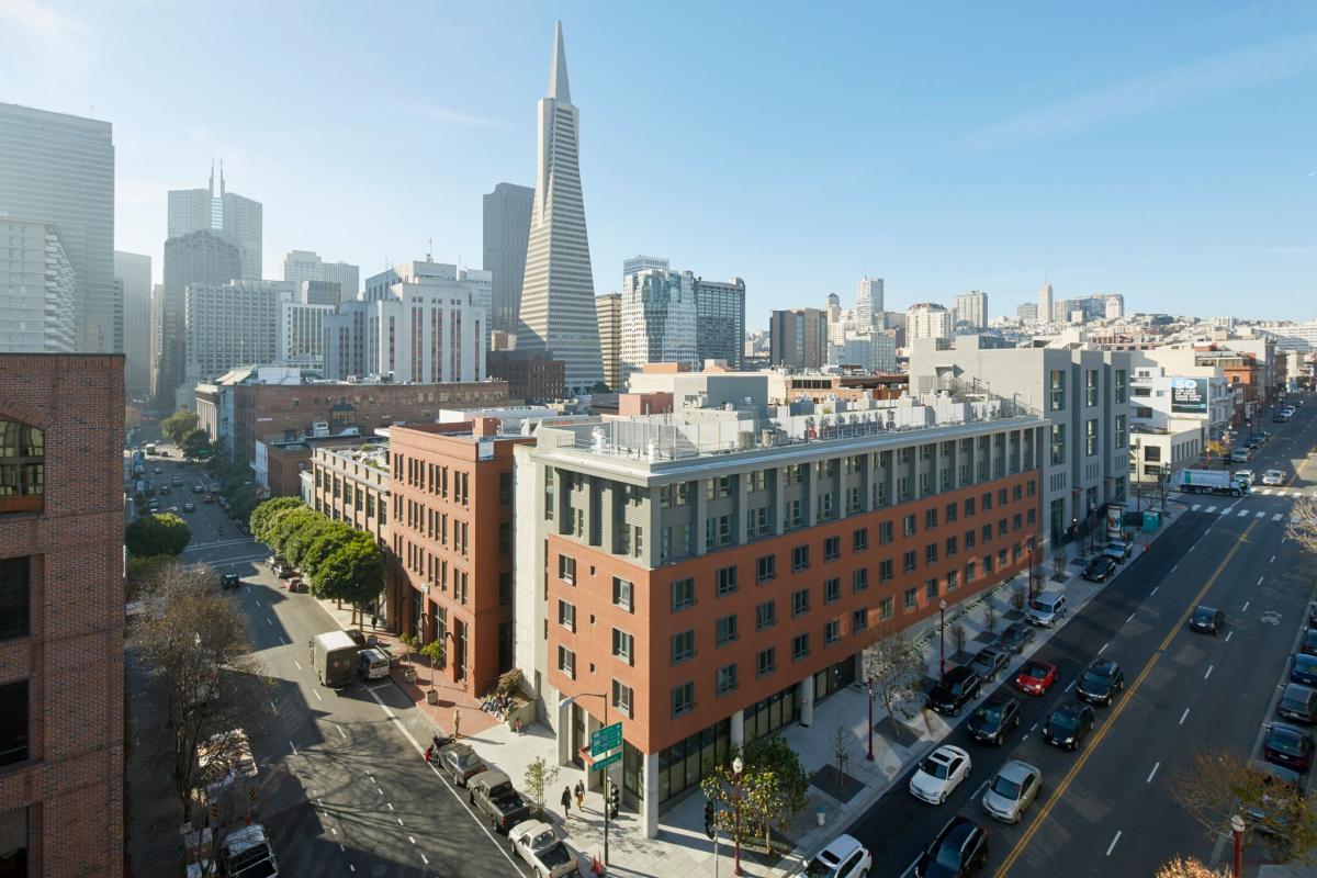 Sansome and Broadway San Francisco Skyline