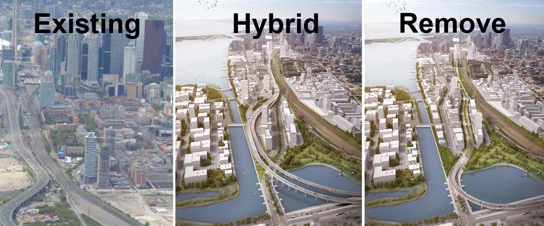 Toronto Frederick Gardiner Expressway options, boulevard