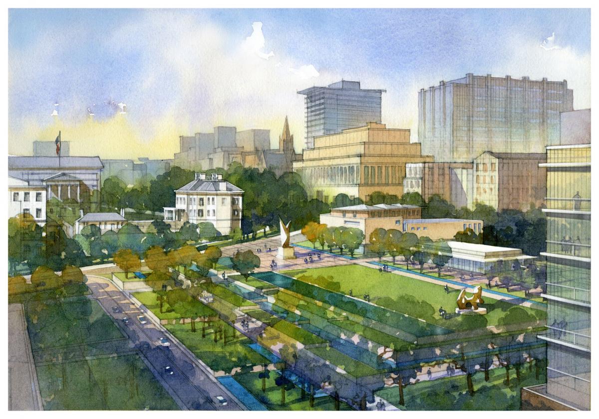 VA Capitol Masterplan Richmond new park