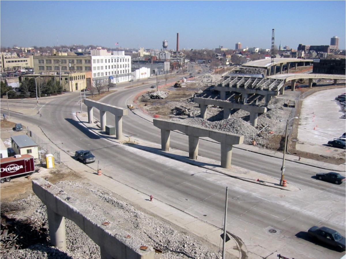 Milwaukee Park East Freeway