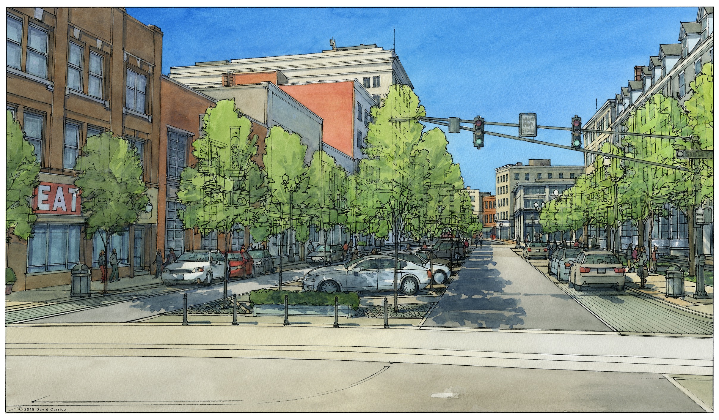 Nine keys to safe downtown streets