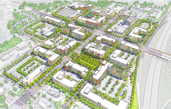 Article image for Transforming a suburban commercial strip corridor