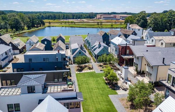 Article image for ‘Green streets,’ gentle density in a new studio town