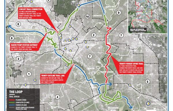 Article image for Dallas trail system; infrastructure for health