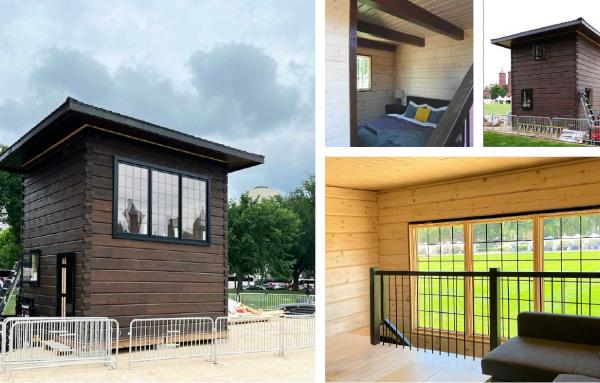 Article image for Pre-fab home of the future, descended from the log cabin