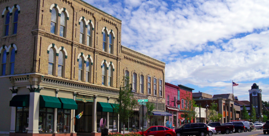 Urbanist street in Michigan