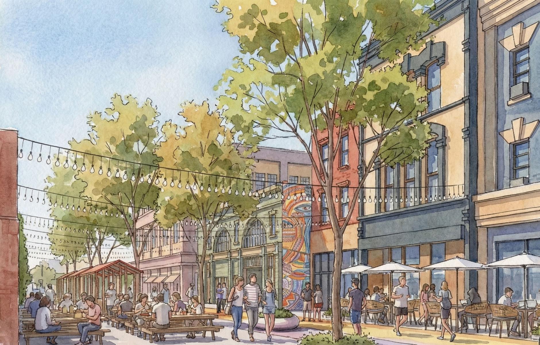 Article image for District transformation starts with streets, blocks