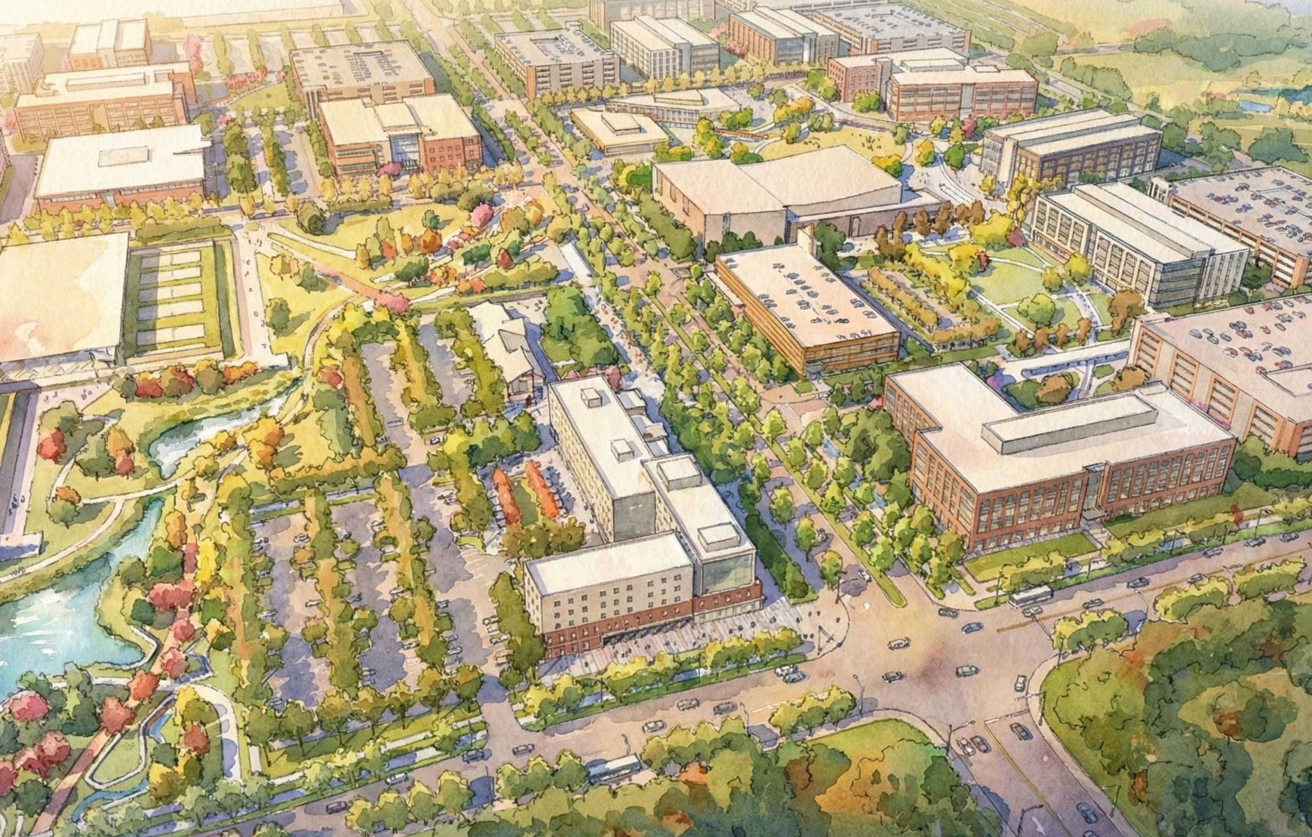 Article image for New Walmart headquarters embedded in urban fabric