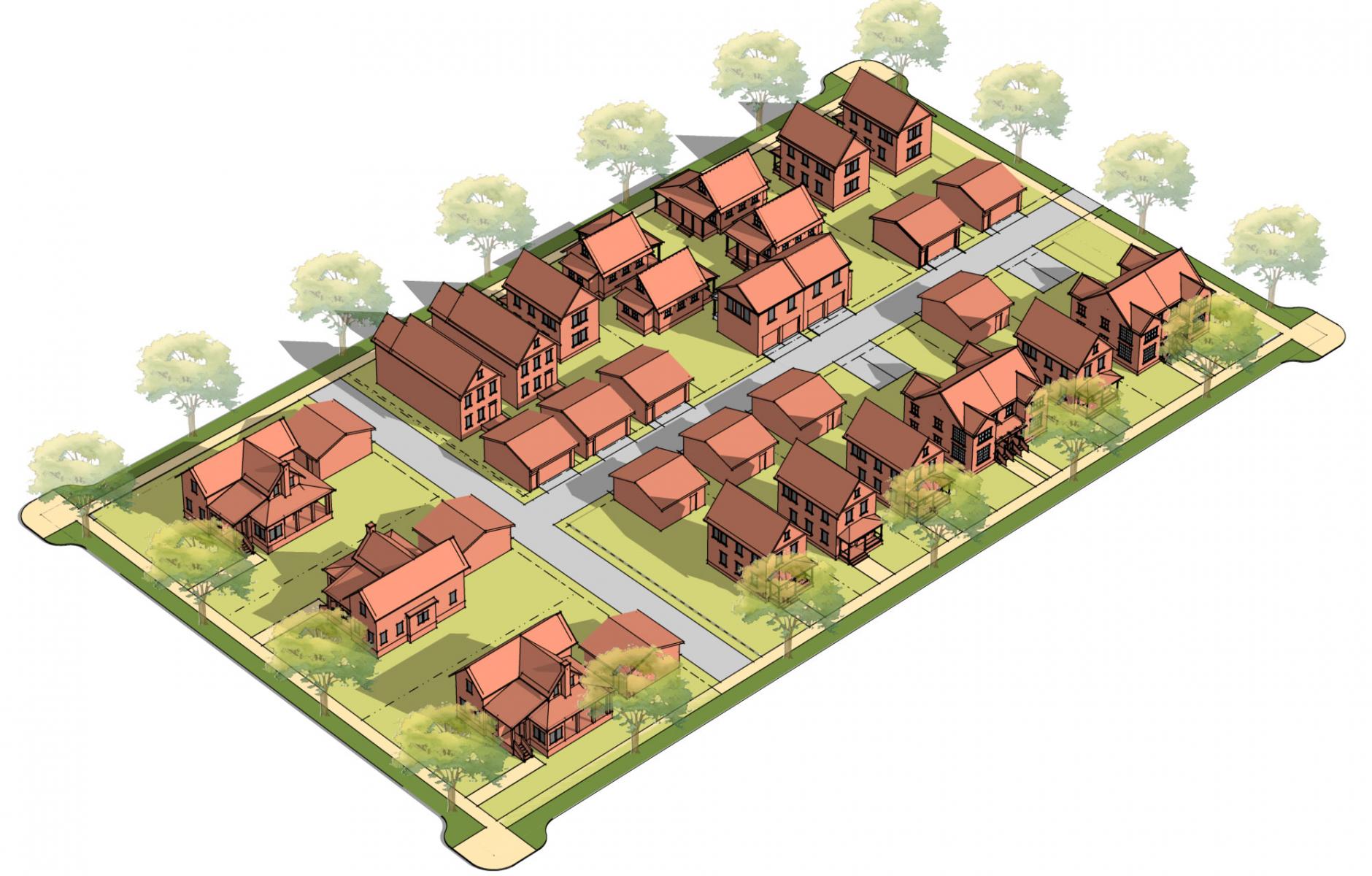 How missing middle fits on a block | CNU